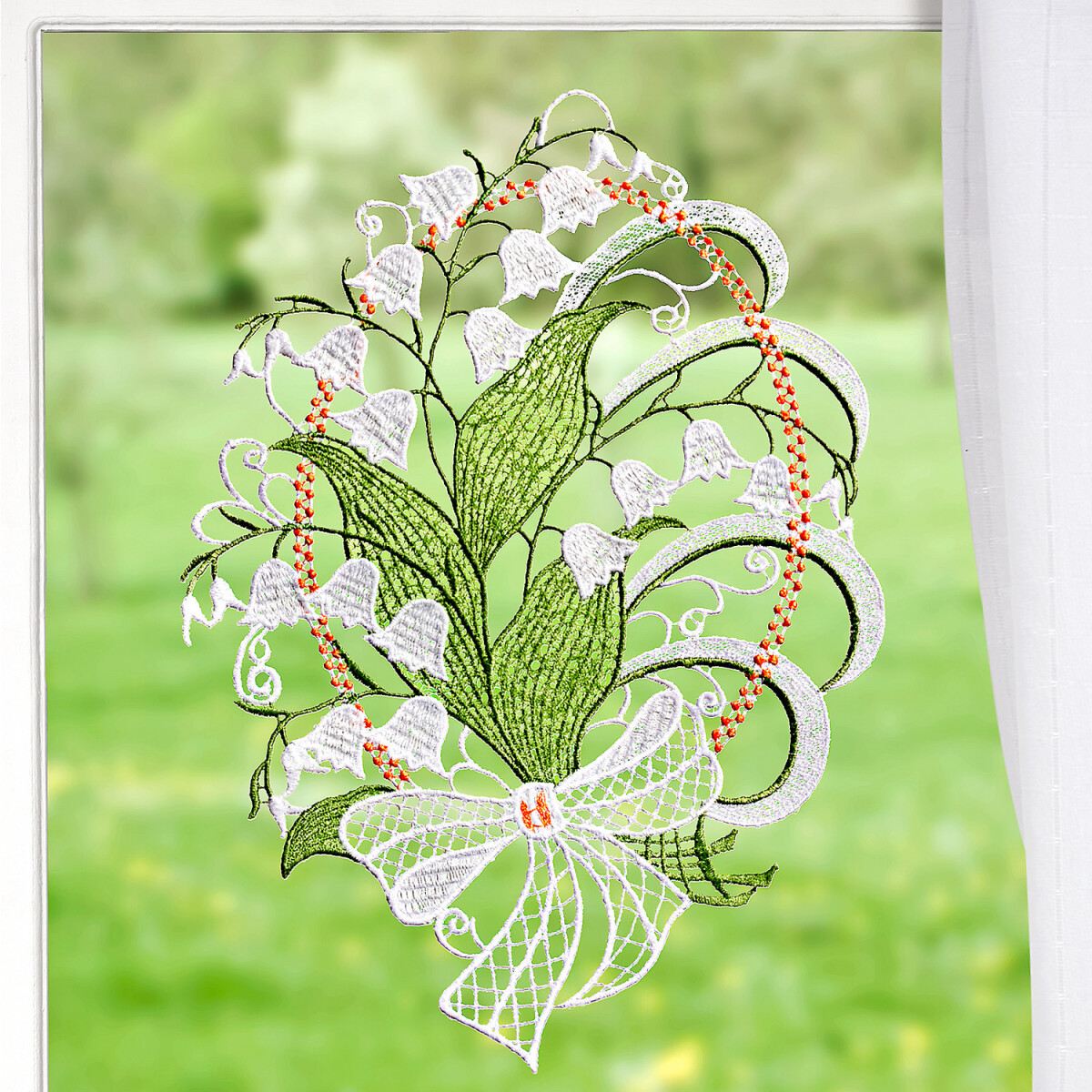 Okenná dekorácia "Konvalinka"