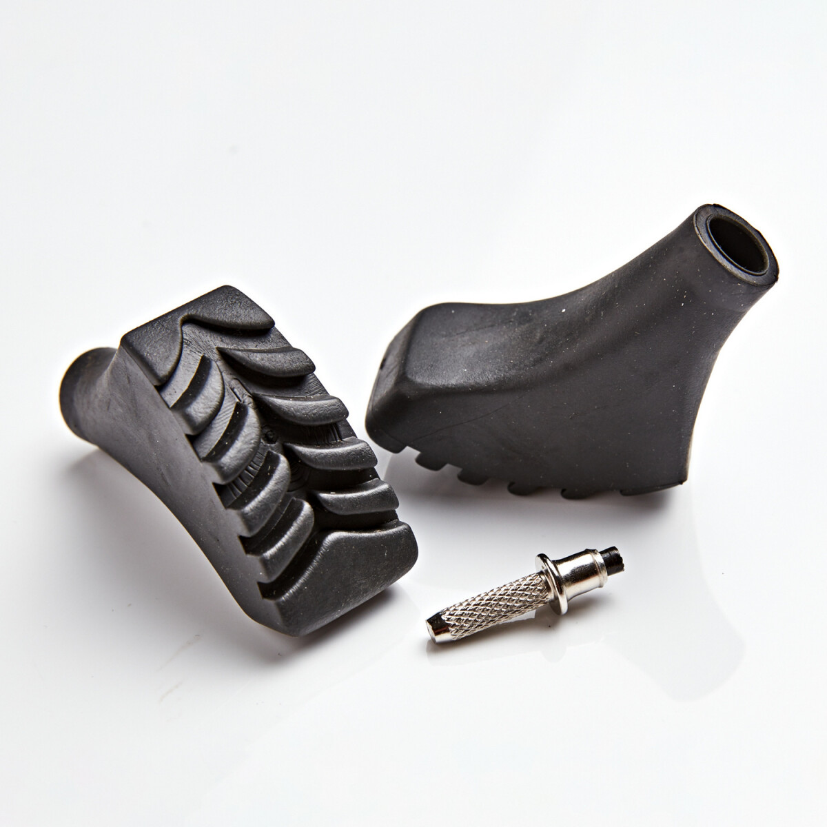 2 náhradné koncovky s profilom na palice nordic walking