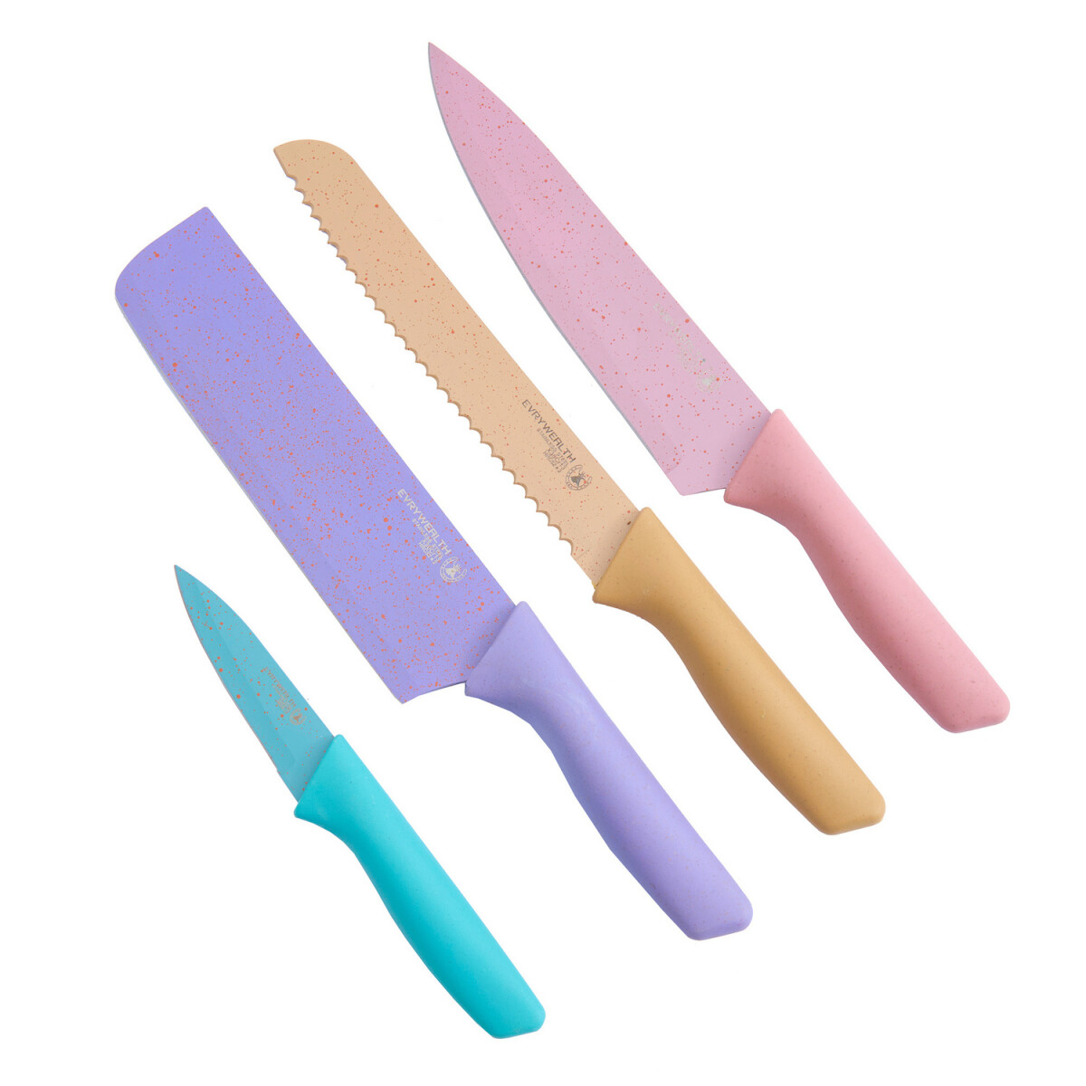 4 cuțite cu suprafață antiaderentă