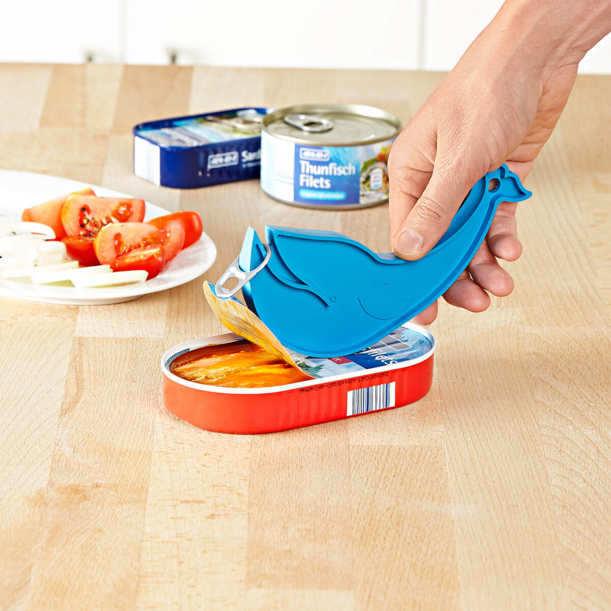 Otvárač na rybie konzervy "Sharky"