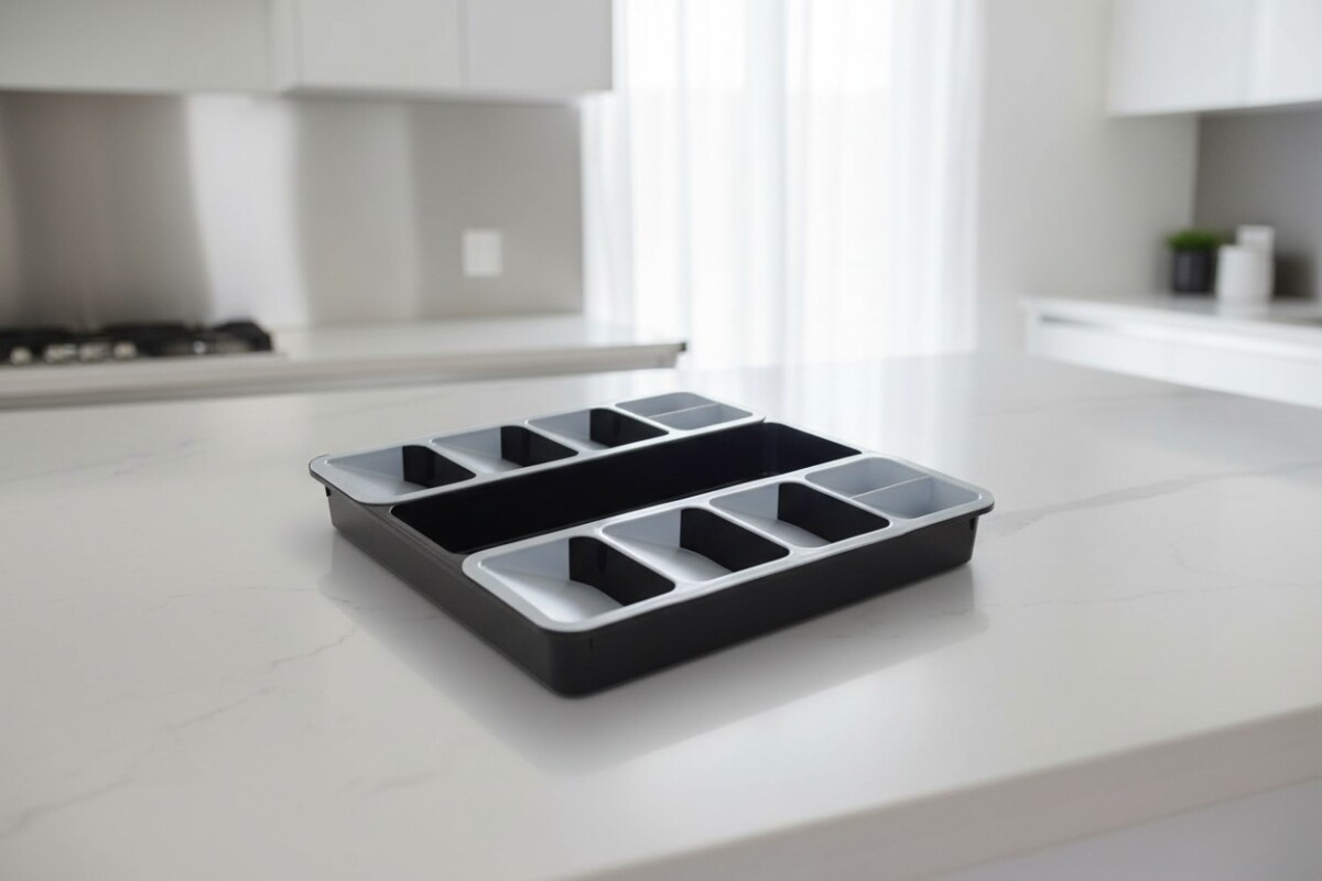 Úsporný príborník široký