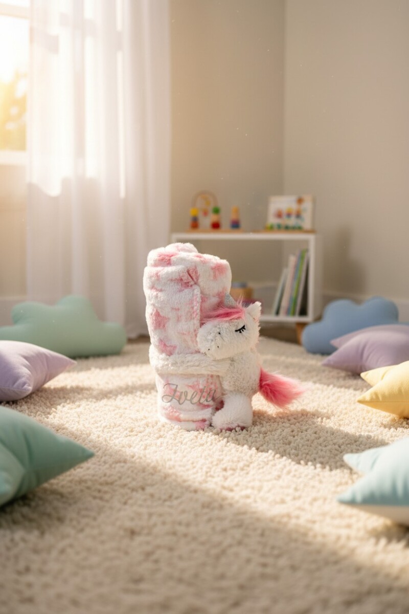 Jednorožec s plyšovou dekou