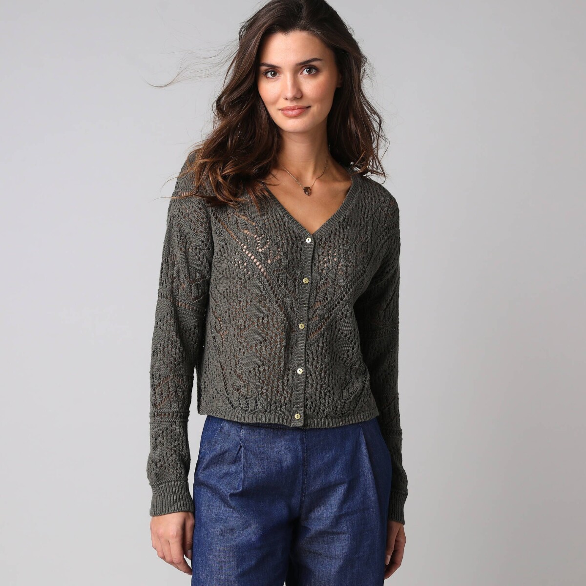 Pulóver z jemného úpletu