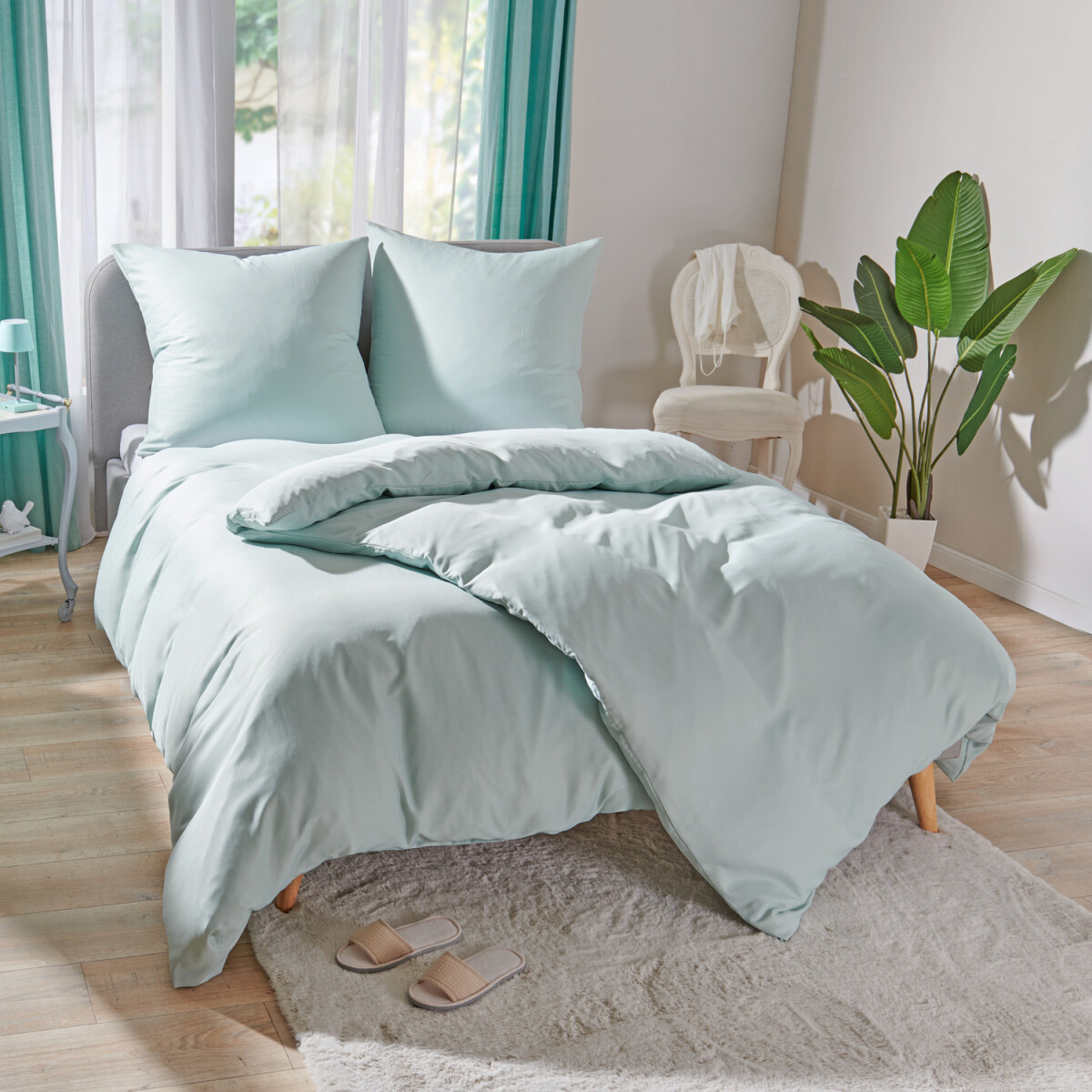 Lenjerie de pat pentru pat single cu cearșaf