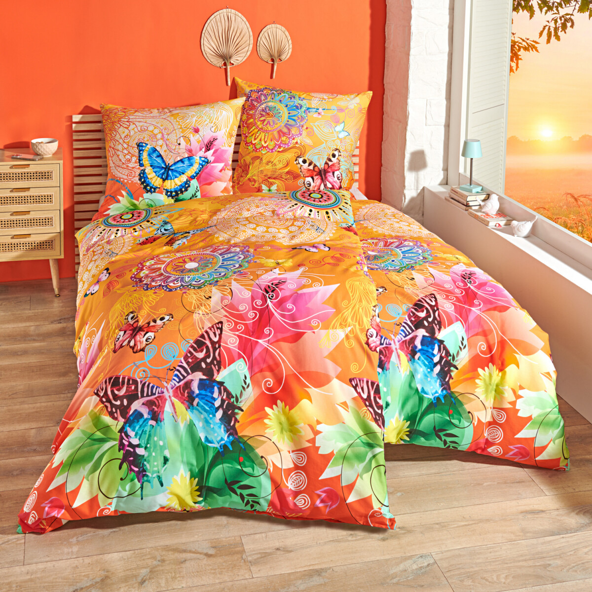 Set de lenjerie de pat Mandala 2 piese