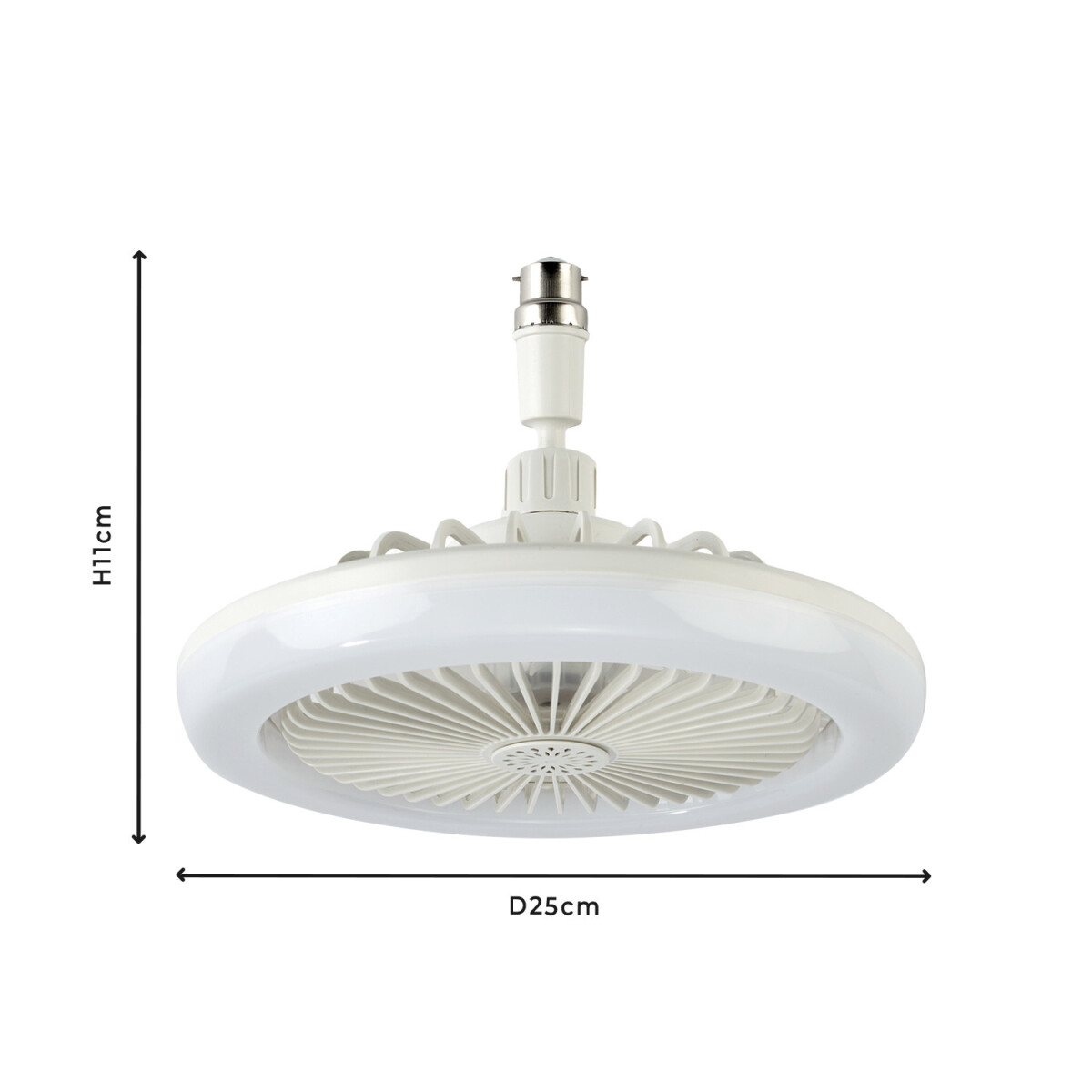 Stropný ventilátor so svetlom