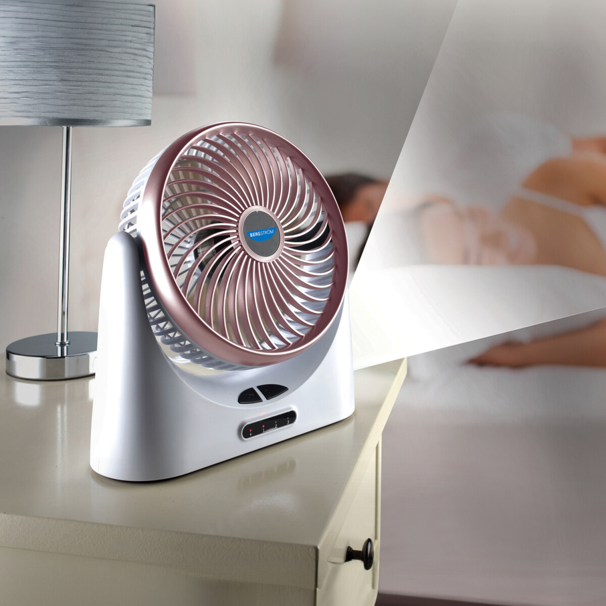 USB ventilátor s nočným svetlom