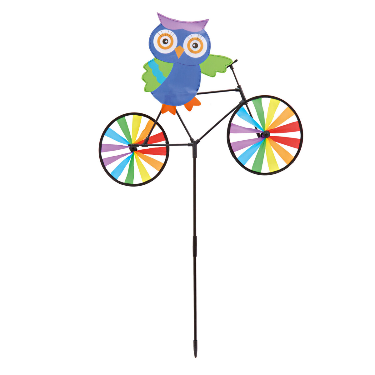 Dekorácia Sova na bicykli