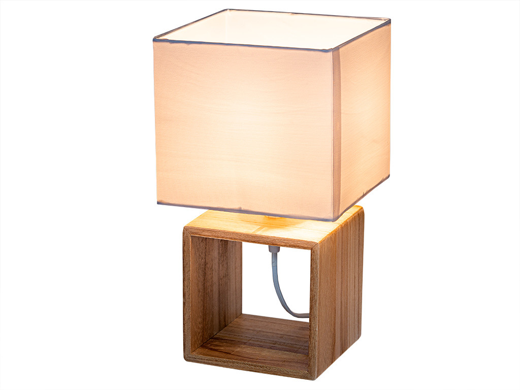 E-shop Stolná lampa v tvare kocky