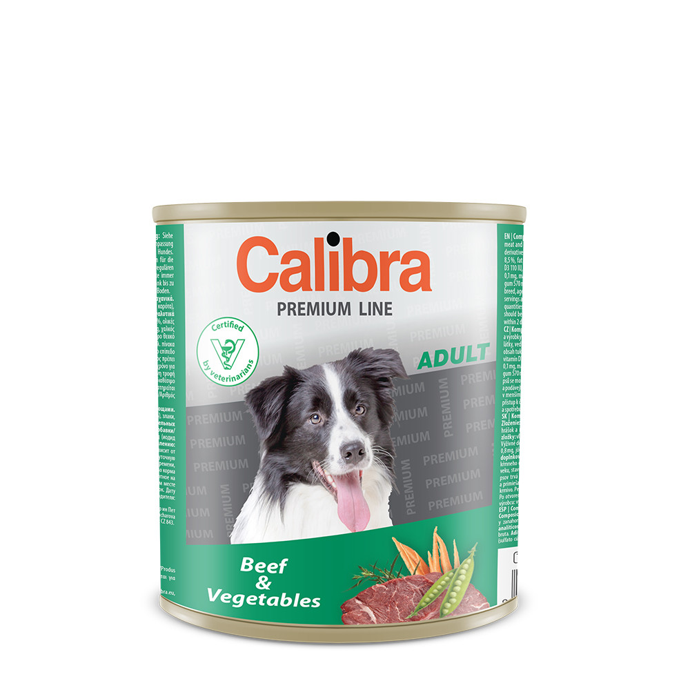 Calibra Dog Premium hovězí 800 g