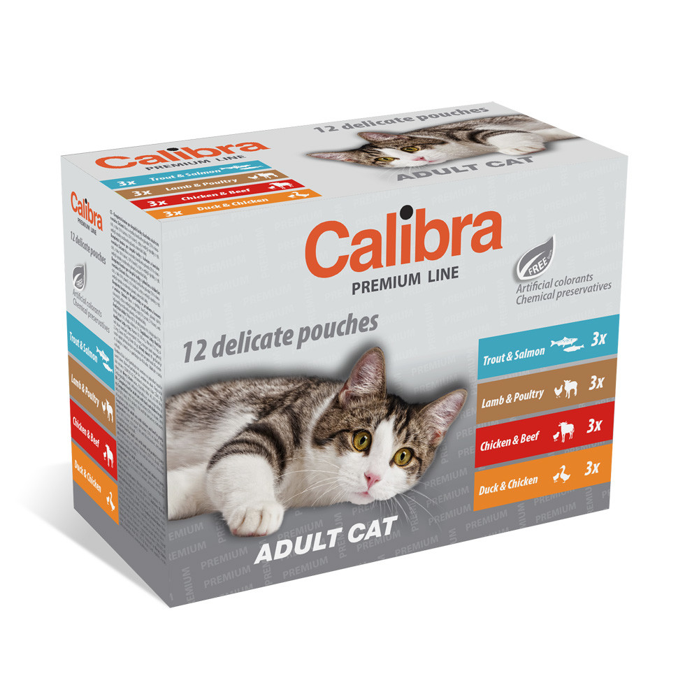 Levně Calibra Cat Premium Adult multipack