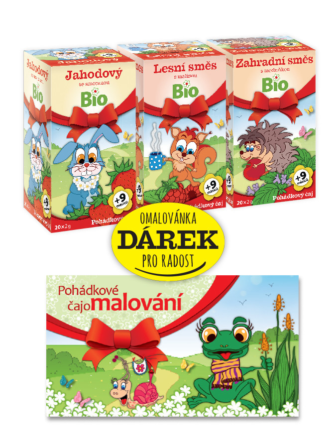 Levně Pohádková kolekce dětských letních čajů BIO