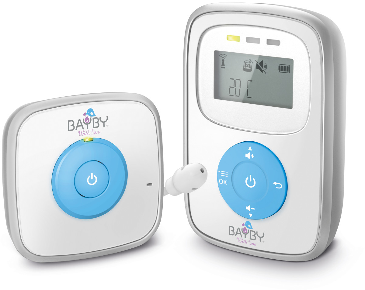 Monitor audio digital pentru bebelusi BAYBY cu LCD