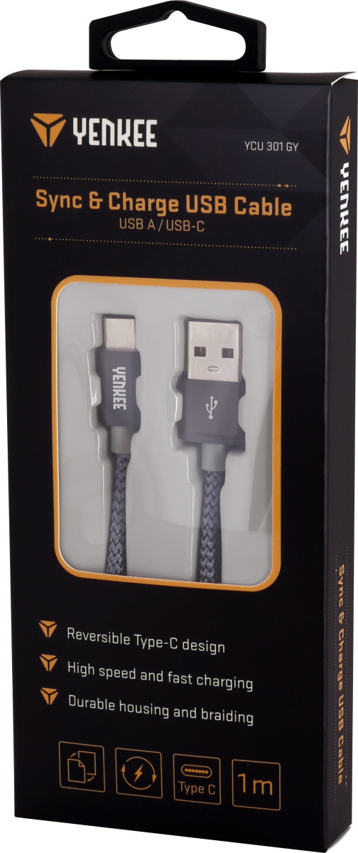 E-shop Synchronizačný a nabíjací kábel USB typ C 1 m