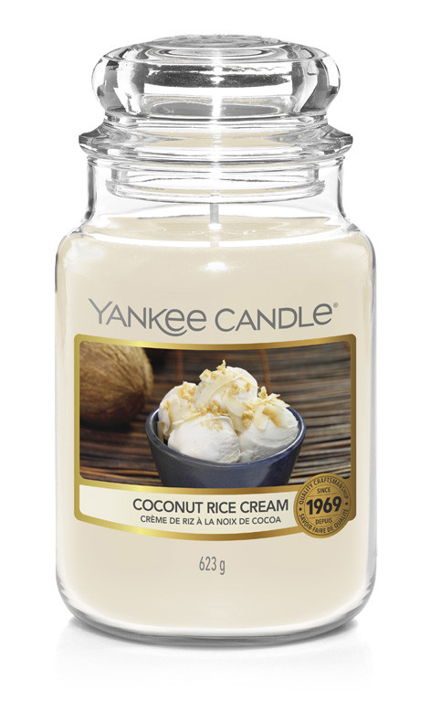Vonná svíčka Yankee Candle velká Coconut rice cream classic