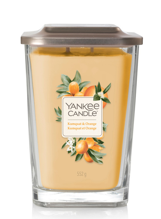 Levně Vonná svíčka Yankee Candle velká 2 knoty Kumquat and orange