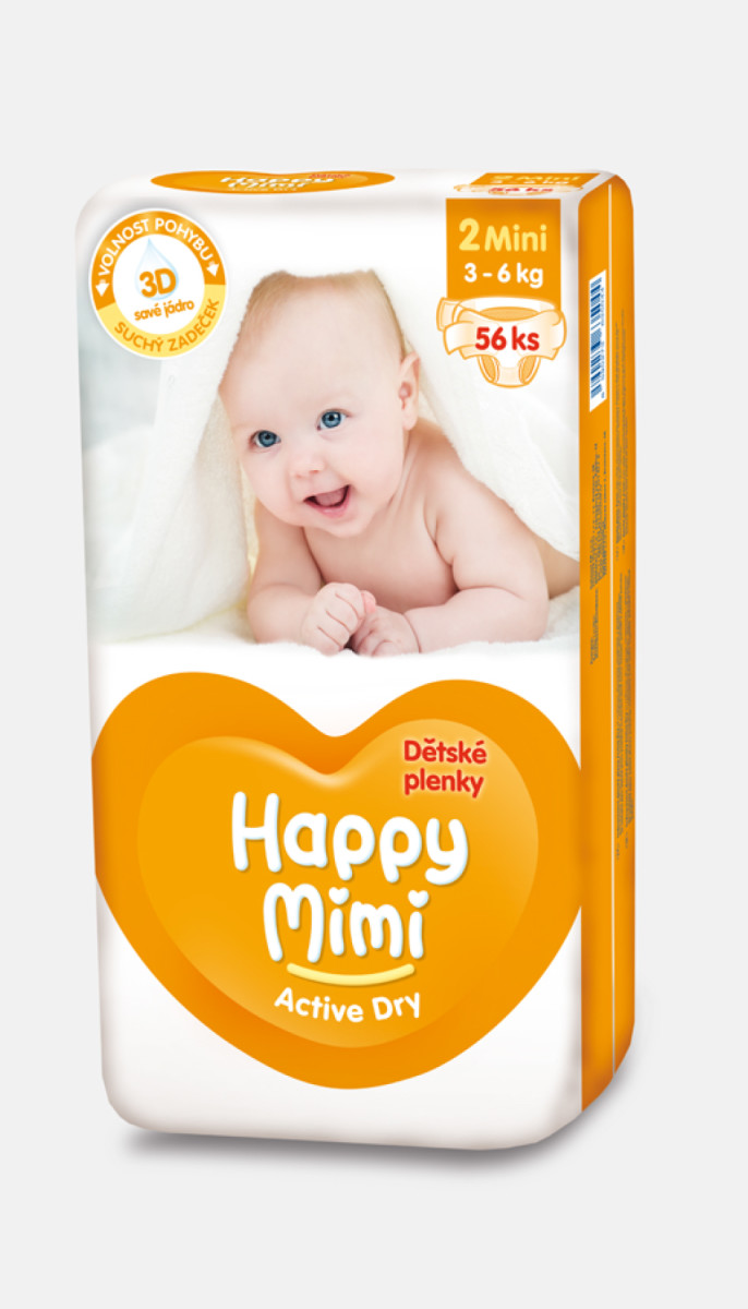 E-shop Detské plienky Happy Mimi Active Dry