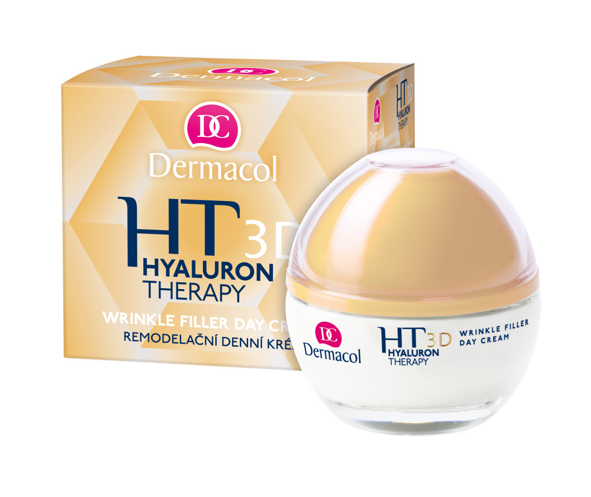 Levně Dermacol Hyaluron Therapy 3D remodelační denní krém SPF15