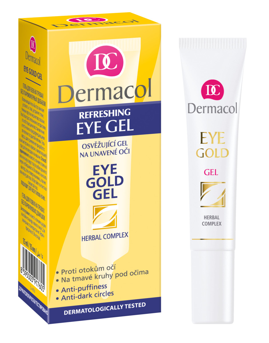 Levně Dermacol Oční gel na unavené oči - Eye Gold Gel