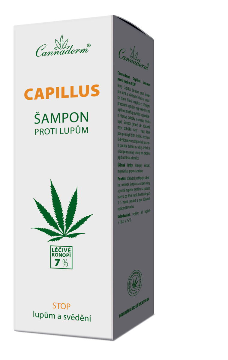 E-shop Cannaderm Capillus šampón proti lupinám 150 ml