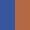 modrá/oranžová