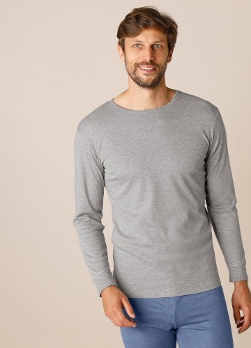Spodné tričko s dlhými rukávmi z polyesteru, súprava 2 ks