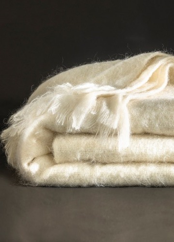 Mohérová vlněná deka Angora
