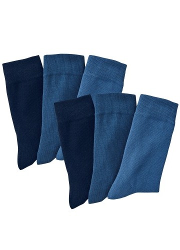 Sada 6 párů klasických ponožek