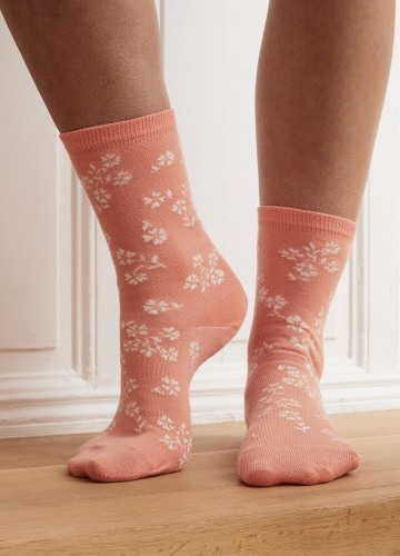 Súprava 3 párov ponožiek so zladeným motívom srdiečok