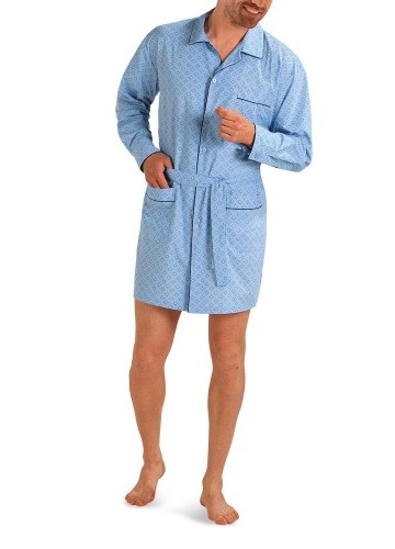 Prodloužený pyžamový kabátek s potiskem
