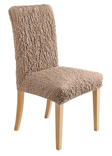 Extra pružný potah na židli, jednobarevný
