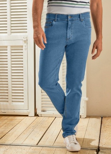 Rovné džínsy s 5 vreckami