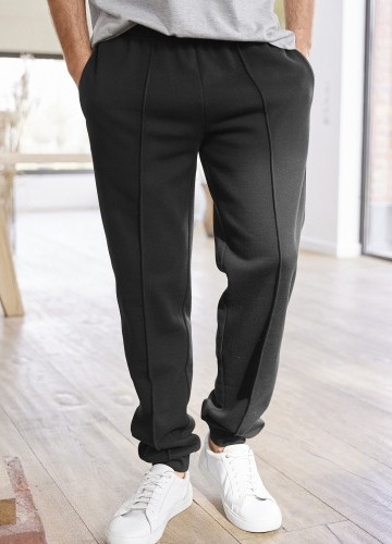 Moltonové kalhoty se zúženými konci nohavic