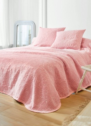 Jednofarebná prikrývka na posteľ Melisa
