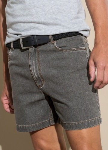 Džínsové šortky s elastickým pásom