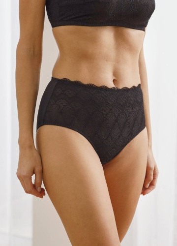 Súprava 2 vysokých nohavičiek z čipky a mikrovlákna Orellana zn. Confidence Lingerie®