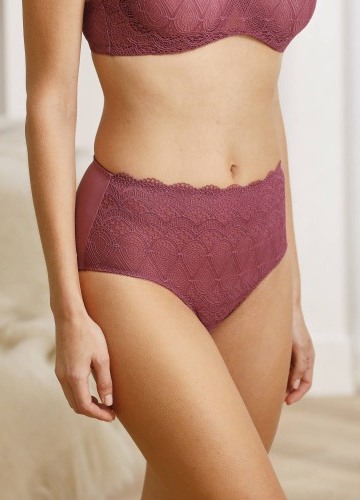 Súprava 2 vysokých nohavičiek z čipky a mikrovlákna Orellana zn. Confidence Lingerie®