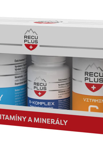 RECUPLUS klouby, vitamín C, B-komplex, 3x 90 tablet