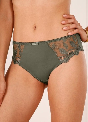Súprava 2 klasických nohavičiek Rima zn. Confidence Lingerie® z mikrovlákna a vyšívaného tylu