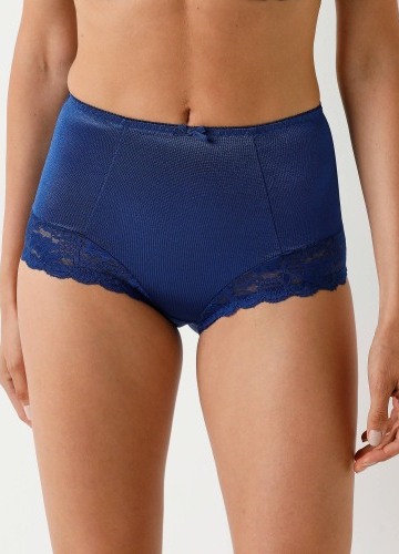 Sada 2 stahujících kalhotek Avila zn. Confidence Lingerie® ze saténového úpletu s krajkou