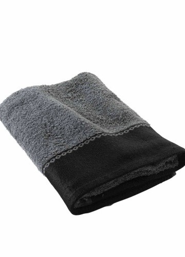Sada froté s žakárovým pruhem, bavlna 450g/m2