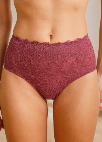 Sada 2 vysokých kalhotek z krajky a mikrovlákna Orellana zn. Confidence Lingerie®