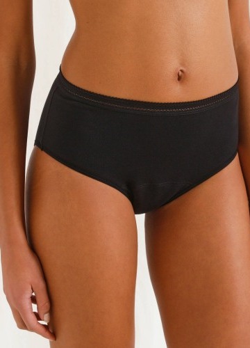 Vysoké menstruační kalhotky z bio bavlny Athena®, pro silnou menstruaci