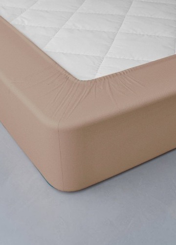 Napínací jednobarevné prostěradlo, hloubka rohů 26 cm