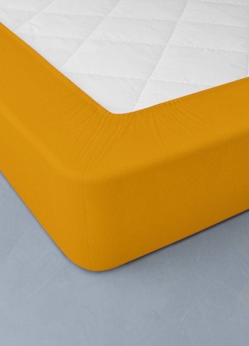 Jednobarevné napínací prostěradlo zn. Colombine® s hloubkou rohů 32 cm, z polycotonu