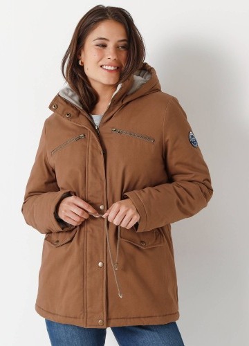 Nepromokavá parka s fleecovou podšívkou