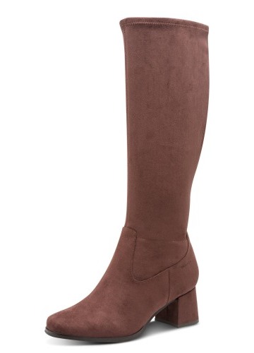 Čižmy Comfort Tamaris® pre širšie chodidlá, gaštanové
