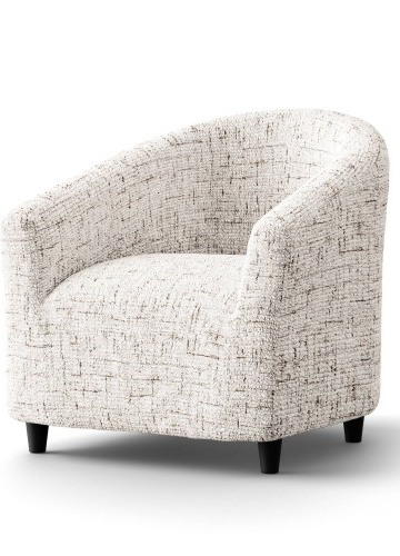 Žabičkovaný potah z mikrovlákna s potiskem textury,  na křeslo cabriolet