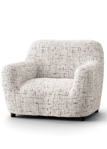 Žabičkovaný potah z mikrovlákna s potiskem textury, na křeslo a pohovku