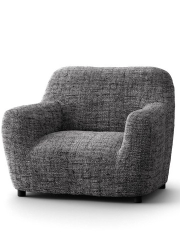 Žabičkovaný potah z mikrovlákna s potiskem textury, na křeslo a pohovku